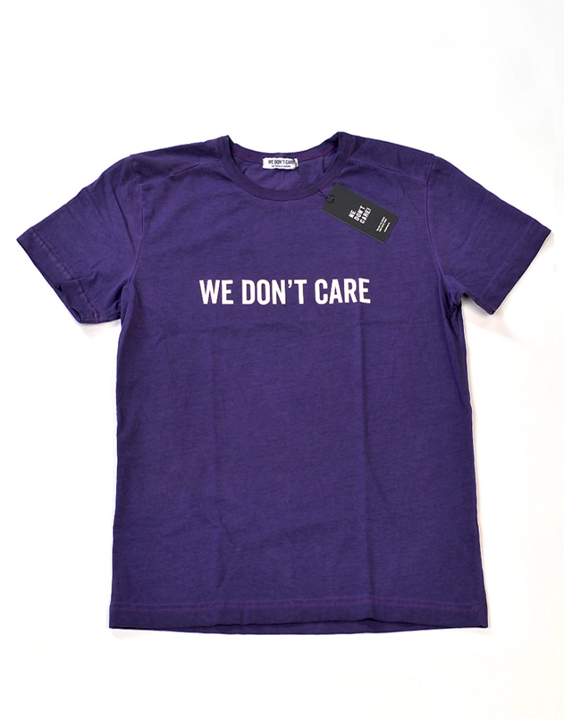 We Don't Care GD Basic Logo Purple