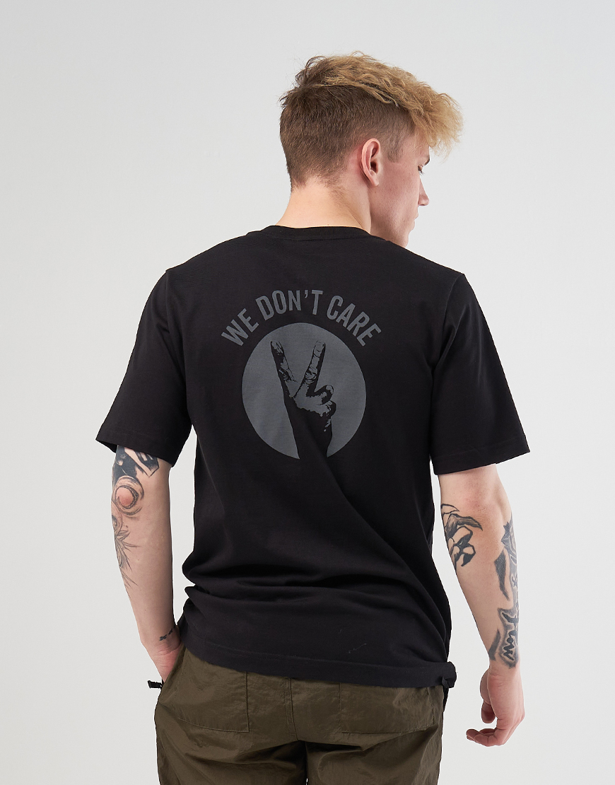Футболка We Don’t Care V-Sign T-shirt Black