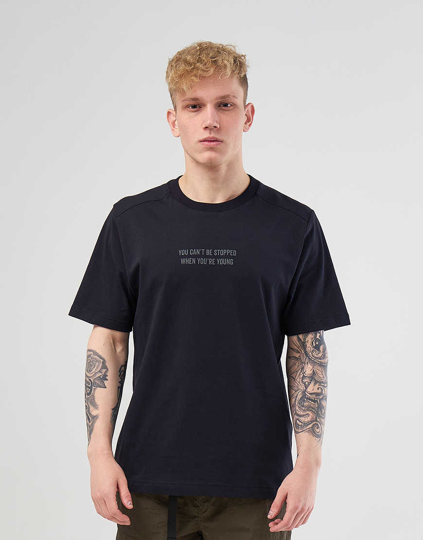 Футболка We Don’t Care V-Sign T-shirt Navy