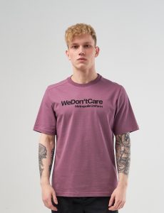 Футболка We Don’t Care Basic Logo T-shirt Purple