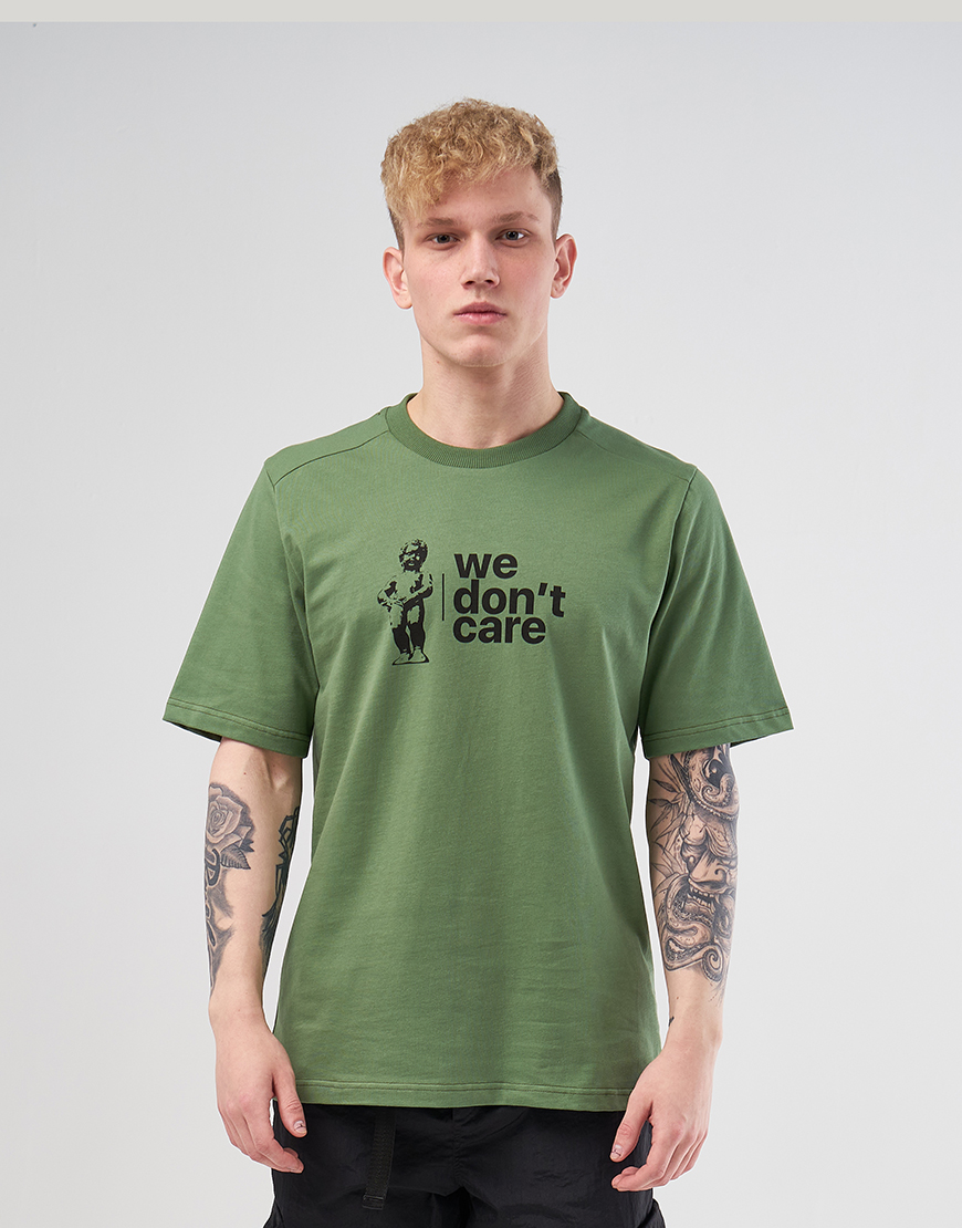 Футболка We Don’t Care Manneken Pis T-shirt Green