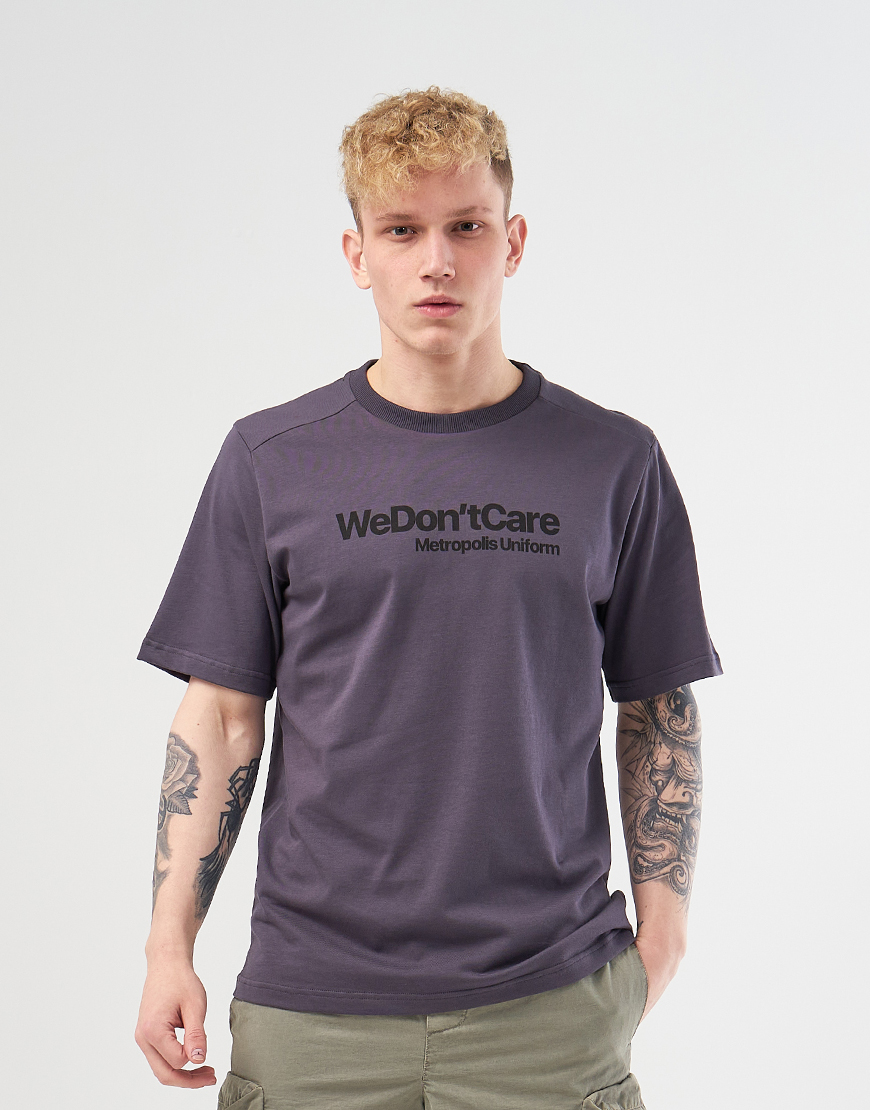 Футболка We Don’t Care Basic Logo T-shirt Dark Grey