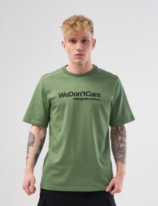 Футболка We Don’t Care Basic Logo T-shirt Green