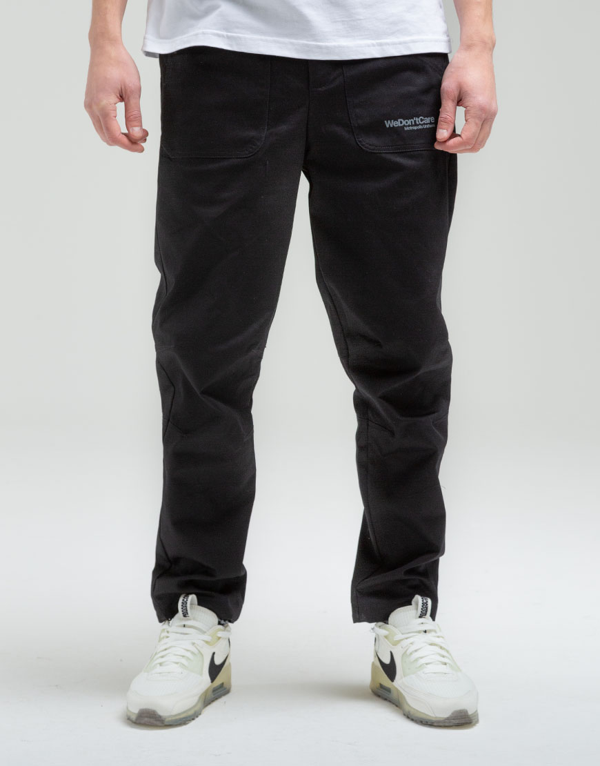 Штаны We Don’t Care Twill Front Pockets Pants Black