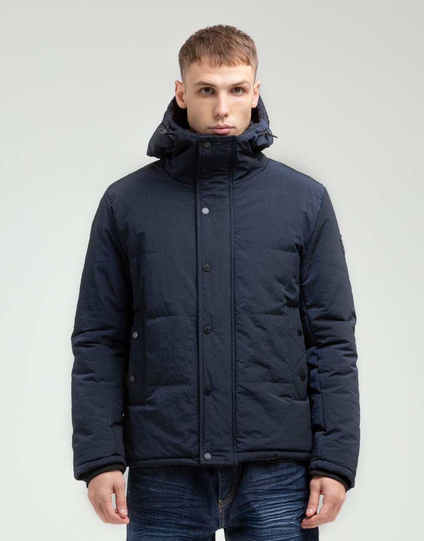 Куртка We Don’t Care Short Puffer Jacket Navy