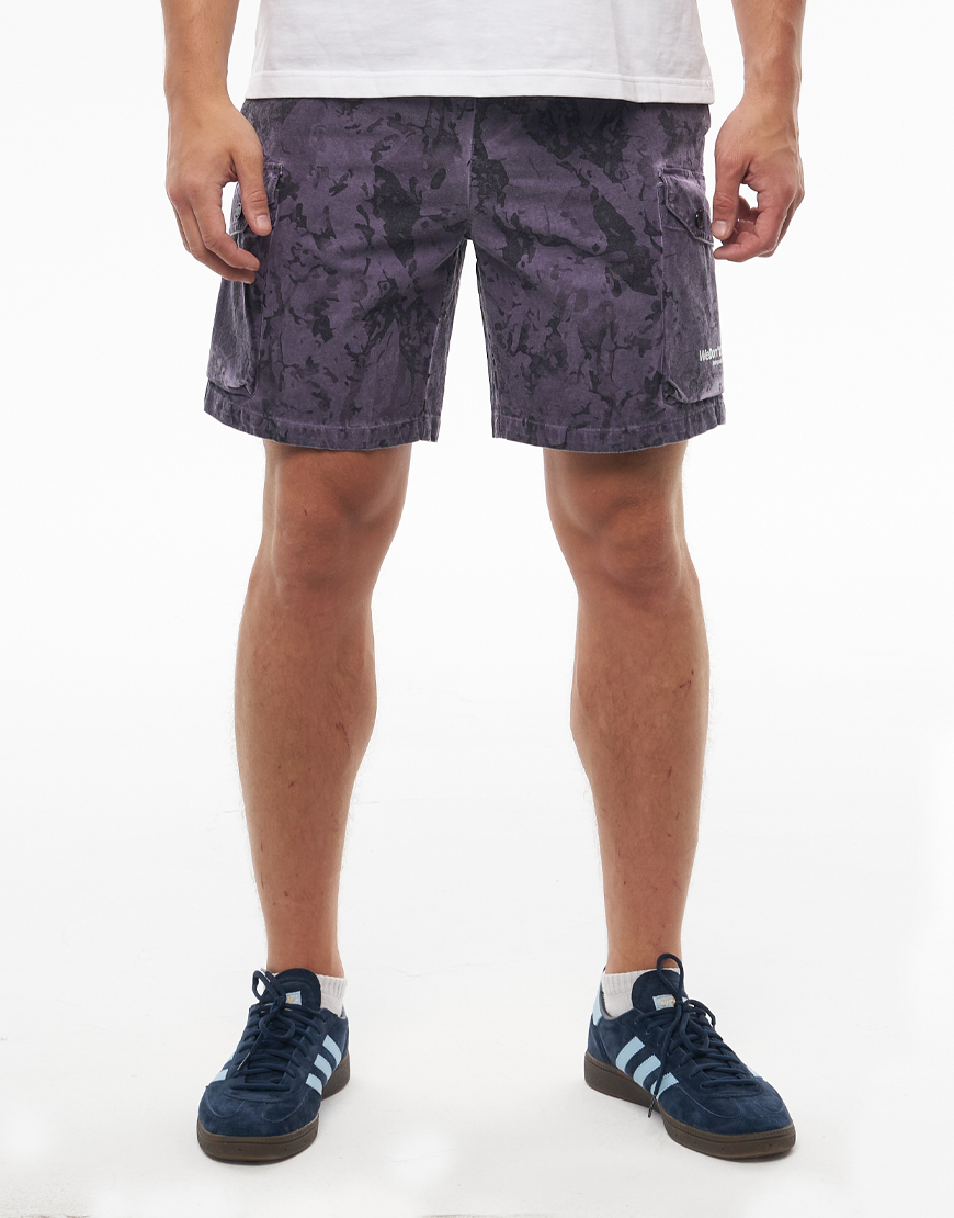 Шорты We Don’t Care GD Twill Camo Shorts Chive Blossom