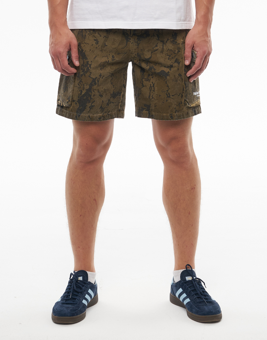 Шорты We Don’t Care GD Twill Camo Shorts Military Olive